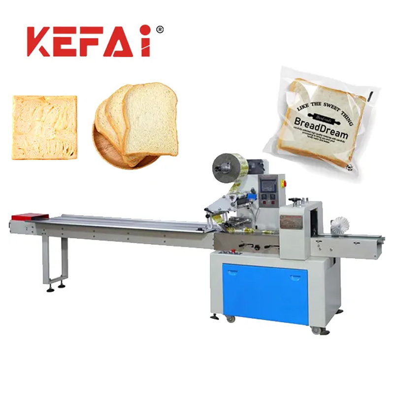 KEFAI Flowpack -leivän pakkauskone